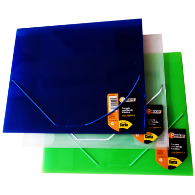 OfficeTree 100x Sobres Transparentes A5 en A4 con 2 Compartimentos y 240  Etiquetas de Refuerzo para Agujeros - Fundas Plastico A5 - Carpeta Plastico