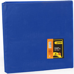 Carpeta 3 aros tipo D 1,5" Azul