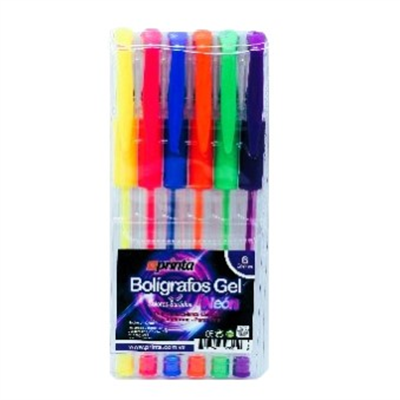 Bolígrafo Gel colores surtidos Neon