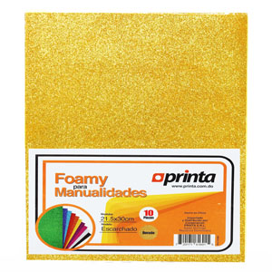 Foamy Escarchado Dorado
